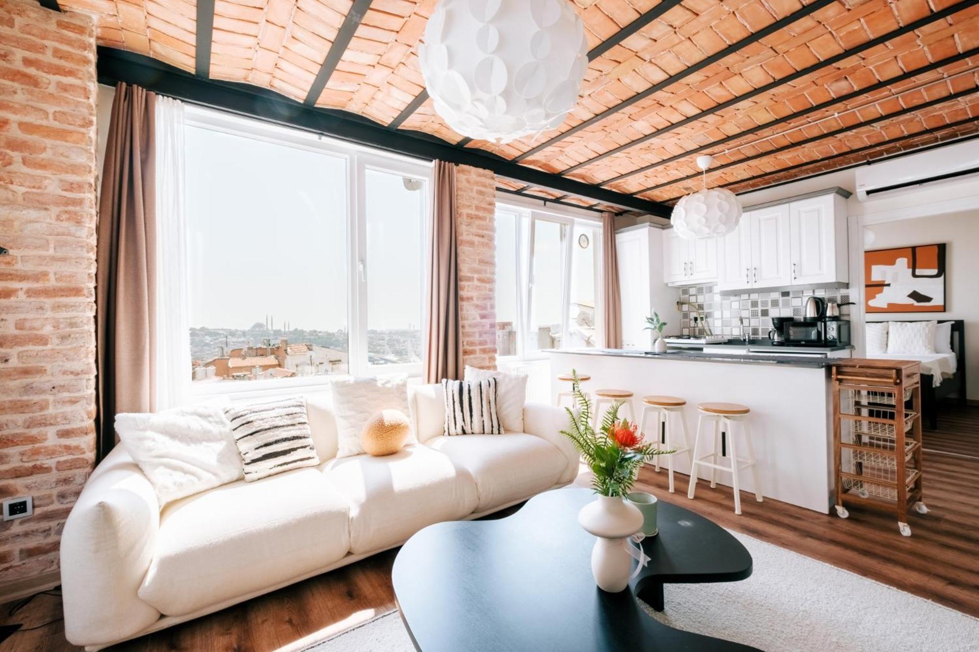 Apartamento Flat W City View Near Galata Tower In Istiklal Ave Estambul Exterior foto